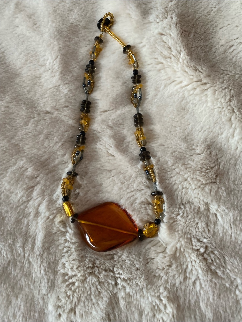 CZECH glass bead necklace